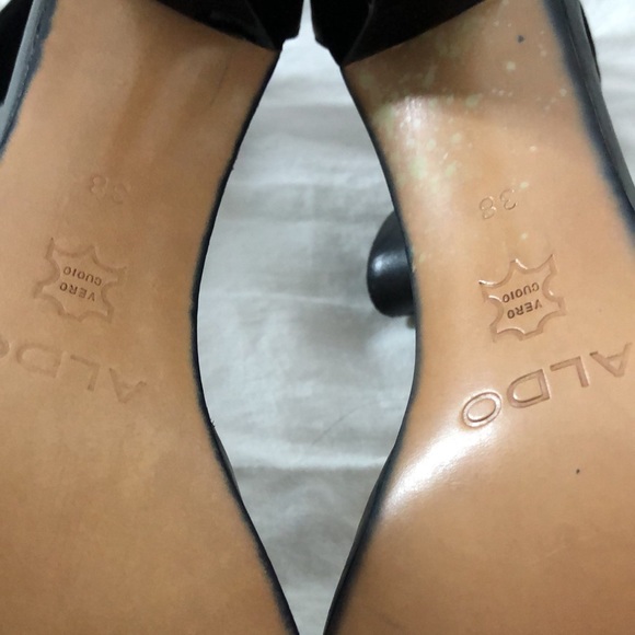 Black leather Aldo heels 38 - Picture 7 of 7